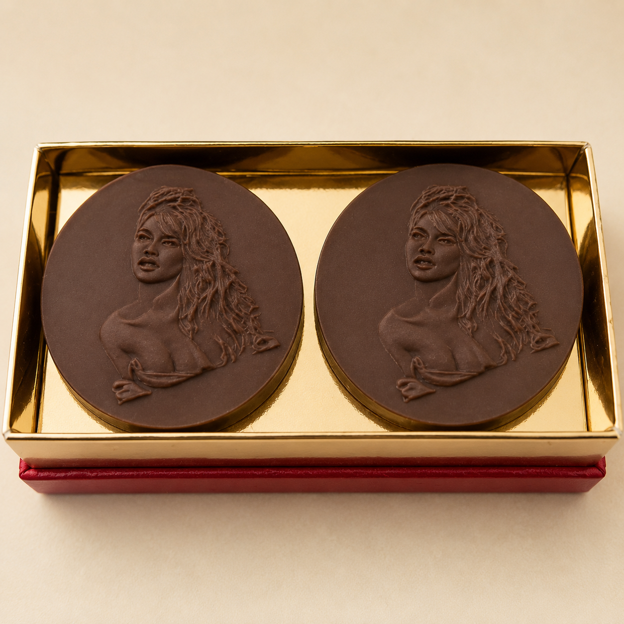 Réalisation de moule et création en chocolat personnalisée 16