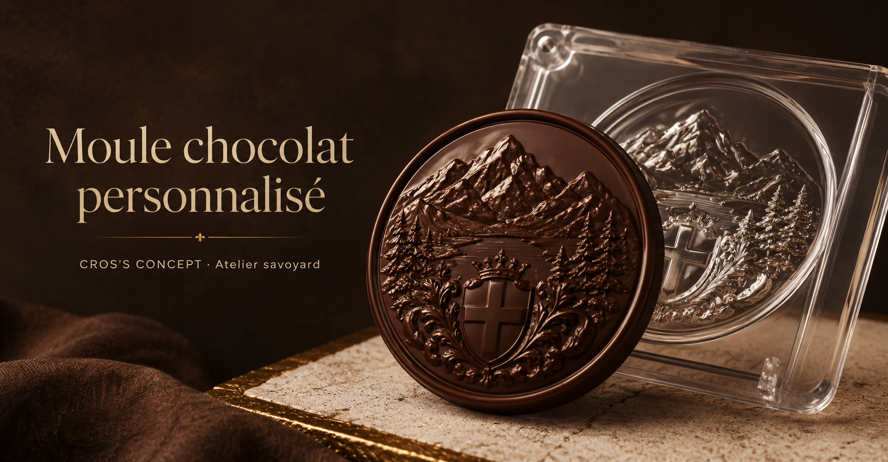 Réalisation de moule et création en chocolat personnalisée 26